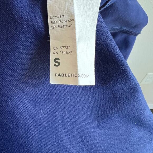 Fabletics Define Powerhold High Rise Legging 7/8 Women's S Blue Gym Athletic - Picture 7 of 7